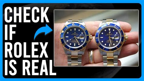 how can you tell a real rolex watch|how to identify rolex.